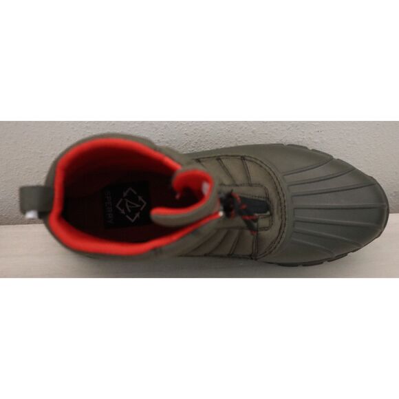 Sperry STS24609-310 Mens 9.5M Olive Green SeaCycled Float Zip-Up Duck Boots - Picture 6 of 15